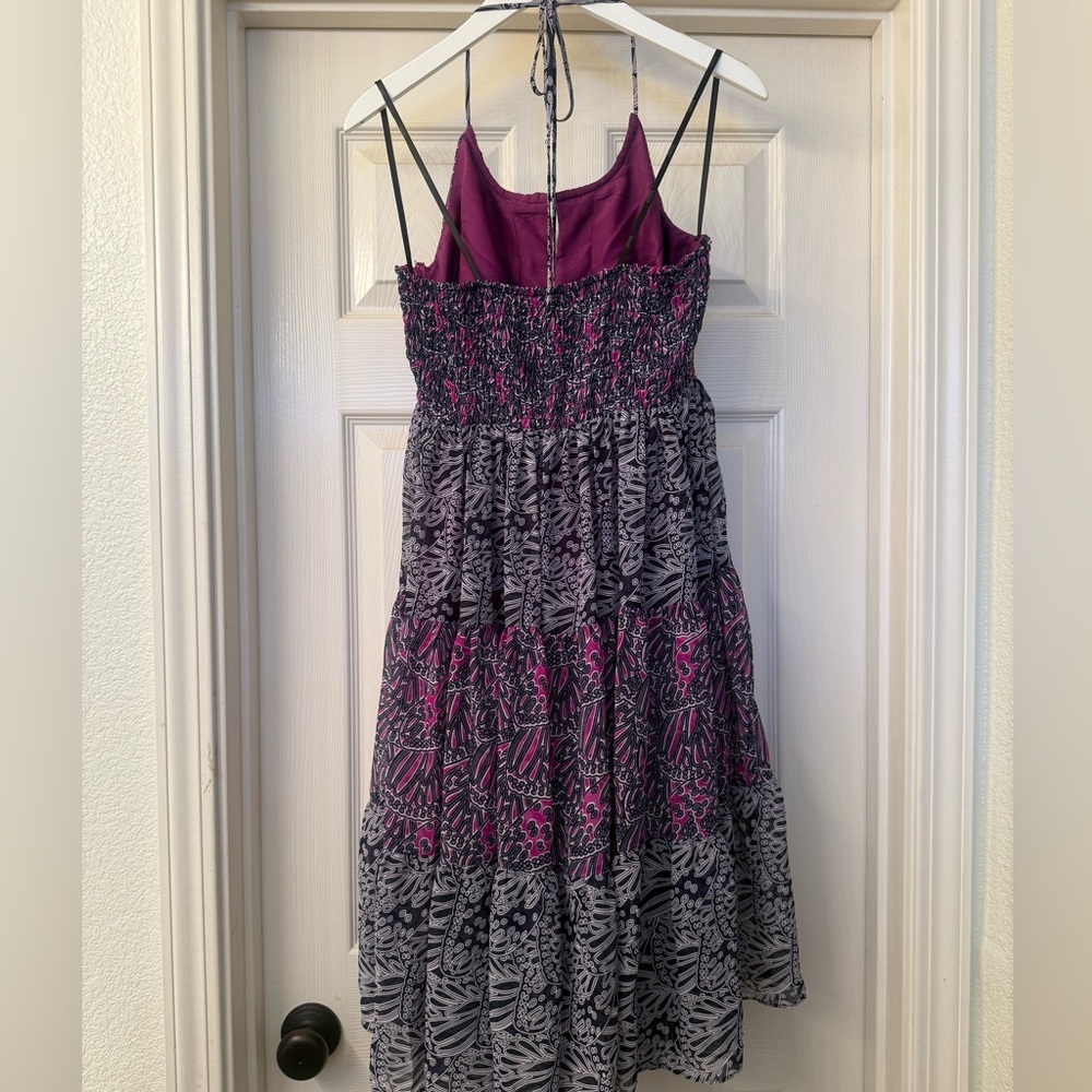 Tie halter dress by Laundry - Picture 3 of 9